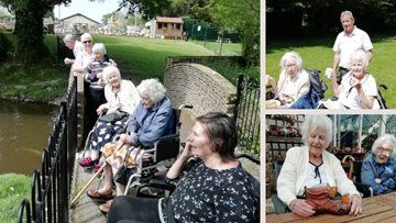 Wiltshire Residents enjoy a trip out to the local garden centre
